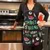 Zombies Eat Brains Don't Worry You're Safe Funny Halloween Brains Cooking Graphic Kitchen Smock - Crazy Dog Bakeware For Halloween Season