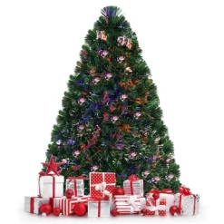 Costway Pre-Lit Fiber Optic Artificial PVC Christmas Tree Tabletop 3Ft -Festival Store GUEST 81f41cc9 21b8 4873 9022 99bc9db1998b