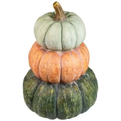 Northlight Tri-Color Pumpkin Stack Fall Harvest Decoration - 19" -Festival Store GUEST 834a19d5 db07 4012 b22e a1b9a4668638