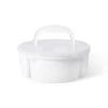 Food Storage With Lid Round Clear - Bullseye's Playground™
