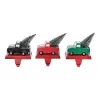 Transpac Resin Holiday Truck Stocking Holder Set Of 3 Christmas Home Decorations For Festive Stocking Display