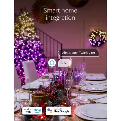 Twinkly Strings App-Controlled LED Christmas Lights Indoor And Outdoor Smart Lighting Decoration 6 Twinkly Strings App-Controlled LED Christmas Lights Indoor And Outdoor Smart Lighting Decoration - Image 6