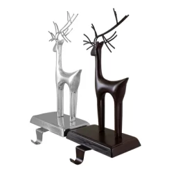 Northlight Set Of 2 Oil Rubbed Bronze And Silver Reindeer Christmas Stocking Holders 8 Northlight Set Of 2 Oil Rubbed Bronze And Silver Reindeer Christmas Stocking Holders -Festival Store GUEST 858345cb 1fd6 402f 9a69 1690e042e83f