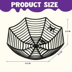Joyfy 5pcs Halloween Plastic Spider Web Bowls Candy Basket, Candy Bowl Tableware Decorations, Halloween Candy Dish Trick Or Treat Party Supplies -Festival Store GUEST 8830c1cf 03c6 4e43 a2b7 f537bf39f715