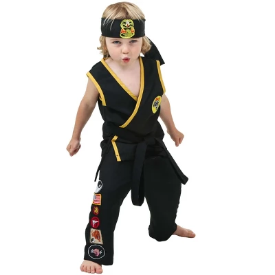 HalloweenCostumes.com Toddler Boy's Karate Kid Cobra Kai Halloween Costume | Toddler Karate Gi Outfit 7 HalloweenCostumes.com Toddler Boy's Karate Kid Cobra Kai Halloween Costume | Toddler Karate Gi Outfit - Image 7
