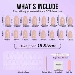 BTArtbox Press-On Nails - Gold End -S Almond - 32ct -Festival Store GUEST 8cfe95a6 b213 4d41 bfe5 5710fd263d37