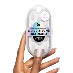 Olive & June Press-On Fake Nails - Maximalist - M Oval - 3D Milky Swirl - 42ct -Festival Store GUEST 8ea3cf16 f7be 4fac 833f 44089ea397cc