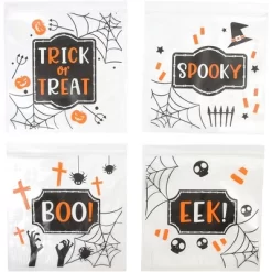 Spooky Central 120-Pack Halloween Treat Favor Bags, Resealable Candy Bag Small Gift Bags (6.5 X 7 In) -Festival Store GUEST 90c9bea3 d935 4ec9 b5b3 e82494fa5e4b
