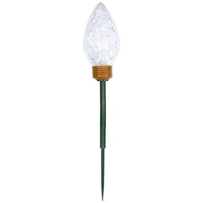Northlight LED Lighted C9 Style Christmas Pathway Lawn Stakes - 3 Ft - Clear - 3-Count 3 Northlight LED Lighted C9 Style Christmas Pathway Lawn Stakes - 3 Ft - Clear - 3-Count - Image 3
