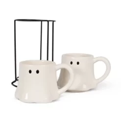 2pk Stackable Espresso Mugs Ghost - Bullseye's Playground™