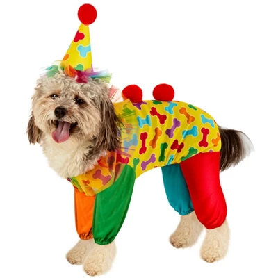 Rubies Colorful Circus Clown Pet Costume 4 Rubies Colorful Circus Clown Pet Costume - Image 4