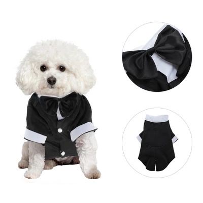 Unique Bargains Stylish Dog Tuxedo Black 1 Pc 1 Unique Bargains Stylish Dog Tuxedo Black 1 Pc