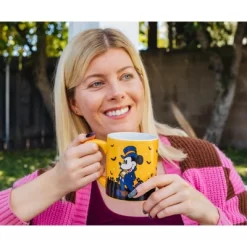 Silver Buffalo Disney Halloween Mickey And Minnie Mouse 14-Ounce Ceramic Mugs | Set Of 2 -Festival Store GUEST 988fe77a 5762 4257 8fbe f5c525385dd9