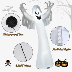 Costway 5FT Or 6FT Or 12FT Halloween Decoration With LED Lights Yard Decoration -Festival Store GUEST 9a4cb0bd 949d 44c7 8b3f 9d1e937d3a9e