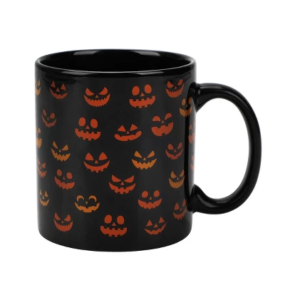 Bioworld Halloween Skulls & Jack-o'-Lantern Faces 2-Pack 16 Oz Ceramic Mugs 4 Bioworld Halloween Skulls & Jack-o'-Lantern Faces 2-Pack 16 Oz Ceramic Mugs - Image 4