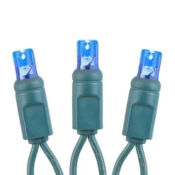 Novelty Lights 25 Feet 50 Coaxial LED Christmas Mini Light String, Green Wire, 5mm Wide Angle Bulbs, Connectable, Indoor/Outdoor Décor -Festival Store GUEST 9c1747b1 476c 4fe6 9421 d52dab752ae2