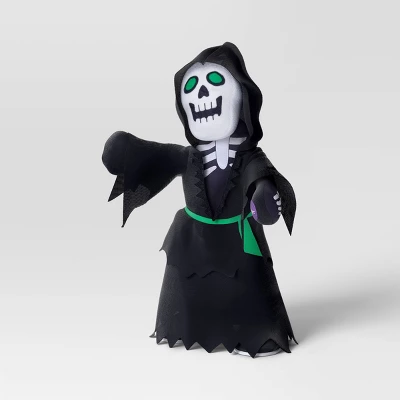 11.5" Animated Plush Ghoul Halloween Decorative Prop Black - Hyde And EEK! Boutique™ 2 11.5" Animated Plush Ghoul Halloween Decorative Prop Black - Hyde And EEK! Boutique™ - Image 2