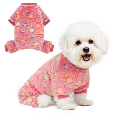 Paaaawaters Dog Fuzzy Velvet Pajamas, Dog Winter Clothes For Small Dogs Boy Girl, Pet Jumpsuit, Doggy Apparel 8 Paaaawaters Dog Fuzzy Velvet Pajamas, Dog Winter Clothes For Small Dogs Boy Girl, Pet Jumpsuit, Doggy Apparel - Image 8