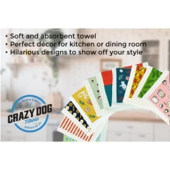 Happy Hallo Wiener Funny Scary Puppy Dog Tea Towel - Crazy Dog Tea Towel For Halloween Season HalloWiener -Festival Store GUEST a0e28a18 24b1 4957 9c4e 1d0b4a85be08