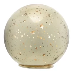 Northlight LED Lighted Stars Glass Globe Christmas Decoration - 6" - Gold -Festival Store GUEST a1ddcaa3 0b7d 40c1 882c 86322f2d5b79
