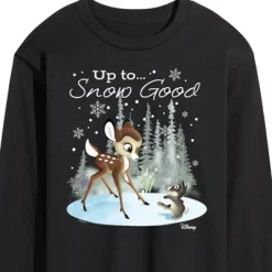 Men's - Disney - Christmas - Up To Snow Good Long Sleeve Graphic T-Shirt