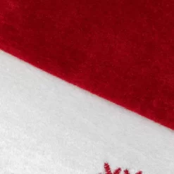 Northlight 19" Red And White Velvet Embroidered Snowflake Christmas Stocking -Festival Store GUEST a380f3f6 4b37 484d ad83 8315ca4d890a