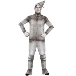 HalloweenCostumes.com Adult Silver Tin Man Halloween Costume Shirt, Pants, Gloves, Boot Covers, Hood -Festival Store GUEST a4ba650b 3091 412d b4fd 9eee9ea7ce1a