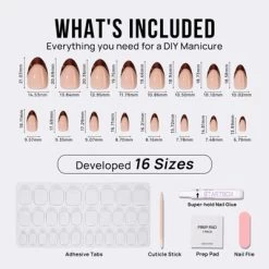 BTArtbox Press-On Nails - Tortoise Shell -S Almond - 32ct -Festival Store GUEST a5219fd0 2302 453a 8fb0 e46fc3a5c282