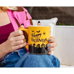 Silver Buffalo Disney Halloween Mickey And Minnie Mouse 14-Ounce Ceramic Mugs | Set Of 2 -Festival Store GUEST a7016fb2 40c7 4597 b192 b12e93faa22d