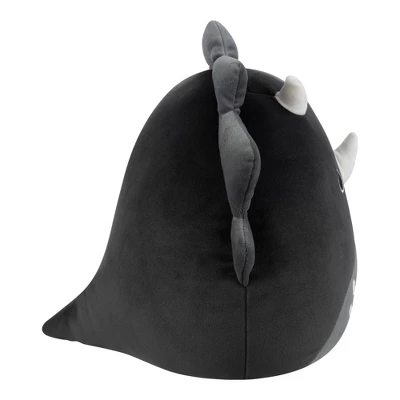 Squishmallows 12" Black Skeleton Triceratops Medium Plush 6 Squishmallows 12" Black Skeleton Triceratops Medium Plush - Image 6