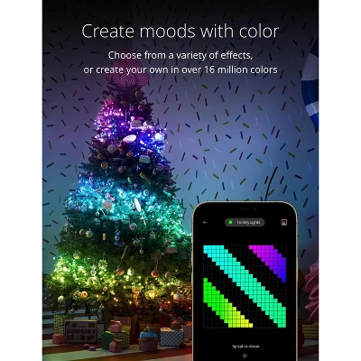 Twinkly Strings App-Controlled LED Christmas Lights Indoor And Outdoor Smart Lighting Decoration 2 Twinkly Strings App-Controlled LED Christmas Lights Indoor And Outdoor Smart Lighting Decoration - Image 2