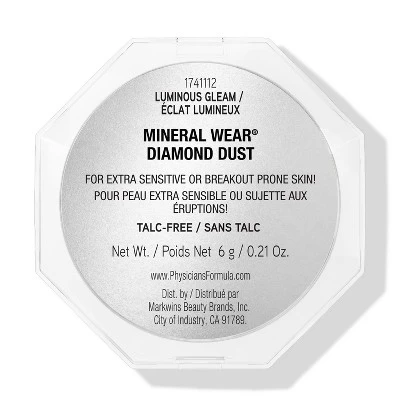 Physicians Formula Mineral Wear Diamond Glow Dust Powder - 0.21oz 3 Physicians Formula Mineral Wear Diamond Glow Dust Powder - 0.21oz - Image 3
