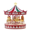 Mr. Christmas 14" Animated Vintage LED Carousel Musical Christmas Decoration
