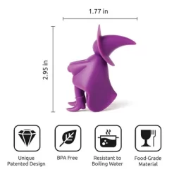 OTOTO Agatha Spoon Holder And Steam Releaser Silicone Spoon Rest Purple -Festival Store GUEST ae02e821 8058 4509 ade9 05b30de8c743