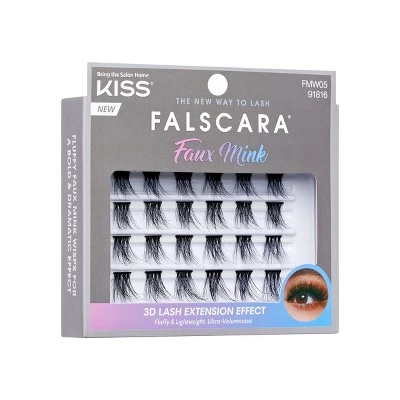 KISS Products Falscara Lash Extension Kit - Black Faux Mink - 24ct 8 KISS Products Falscara Lash Extension Kit - Black Faux Mink - 24ct - Image 8