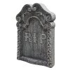 Seasonal Visions Tombstone RIP Halloween Decoration - 30 In X 22 In - Gray