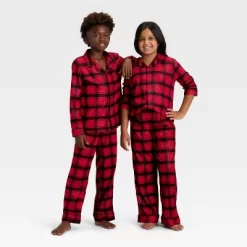 Kids' Plaid Long Sleeve Shirt And Pants Holiday Matching Family Pajama Set - Wondershop™ Red/Black 9 Kids' Plaid Long Sleeve Shirt And Pants Holiday Matching Family Pajama Set - Wondershop™ Red/Black -Festival Store GUEST b4b78934 020c 4302 834a 52c912929d63