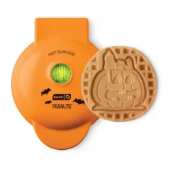 Peanuts X Dash Snoopy Jack-o-Lantern Mini Waffle Maker