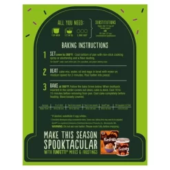 Pillsbury Funfetti Halloween Chocolate Cake Mix With Candy Bits - 15.25oz