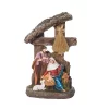 Transpac 9.75 In Holiday Manger Nativity Scene Figurine Polyresin Christmas Decorative Object