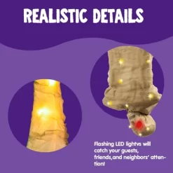 Joyfy 65" Halloween Hanging Cocoon Corpses Props Outdoor, Halloween Decoration Body Prop Corpses Skeleton With Lights&LED Eyes&Sound -Festival Store GUEST beb69f96 1414 462f 9592 7749acf414fb