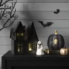 4.5" Ceramic Ghost With Bat Halloween Figurine - Hyde And EEK! Boutique™
