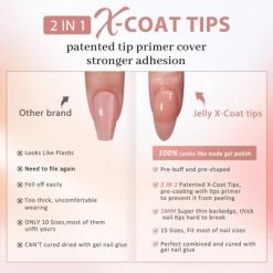 BTArtboxnails XCOATTIP® Press-On Nails -Natural - Medium Almond - 150ct -Festival Store GUEST c07774e5 d1f6 4a7c b64e 61556e162938
