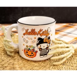 Silver Buffalo Sanrio Hello Kitty Halloween Trick-Or-Treat Ceramic Camper Mug | Holds 20 Ounces -Festival Store GUEST c0d965db 9657 45c1 853a 90891967372f