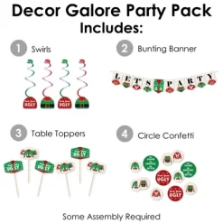 Big Dot Of Happiness Ugly Sweater - Holiday And Christmas Party Supplies Decoration Kit - Decor Galore Party Pack - 51 Pieces
