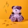 11.5" Purple Frankenbear Stuffed Animal - Gigglescape™: Character Plush Toy, Polyester Material