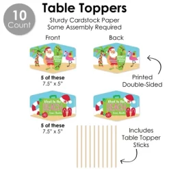 Big Dot Of Happiness Tropical Christmas - Beach Santa Holiday Party Supplies Decoration Kit - Decor Galore Party Pack - 51 Pieces 12 Big Dot Of Happiness Tropical Christmas - Beach Santa Holiday Party Supplies Decoration Kit - Decor Galore Party Pack - 51 Pieces -Festival Store GUEST c2e33bca 5452 43fd a5a1 998d76963a92