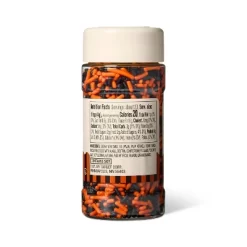 Halloween Orange & Black Sprinkles - 3.3oz - Favorite Day™