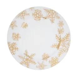 Saro Lifestyle Christmas Snowflake Charger Plate (Set Of 4) -Festival Store GUEST c4ee2374 4b36 430f ab2e e9fb4f935386