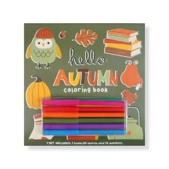 Kids' Coloring Book With Markers Autumn - Bullseye's Playground™ -Festival Store GUEST c75293f5 11fa 4082 a2ba e7f4ee66bcfd
